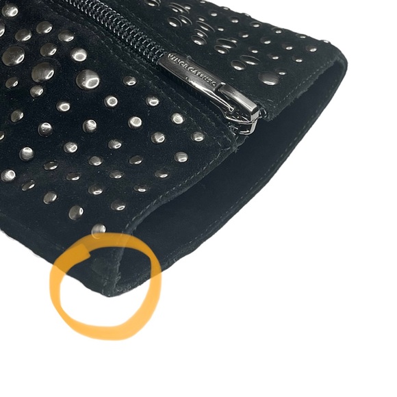 new Vince Camuto ✰ Drista All Over Studs Studded Ankle Booties ✰ Black Suede 8M - Picture 12 of 16